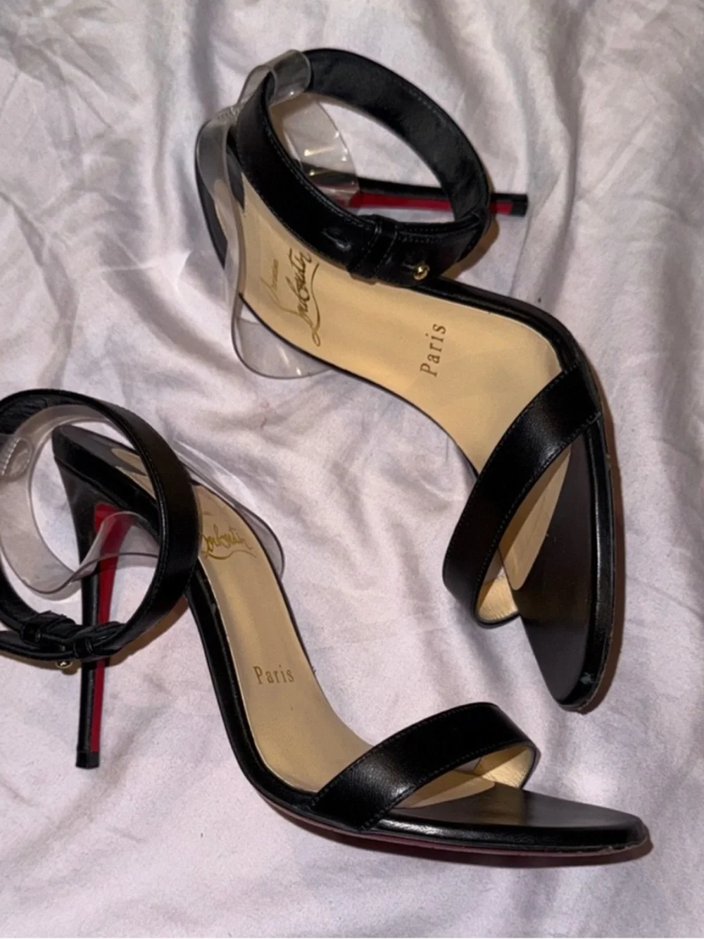 Christian Louboutin Black Ankle-Strap heels - Picture 3 of 4